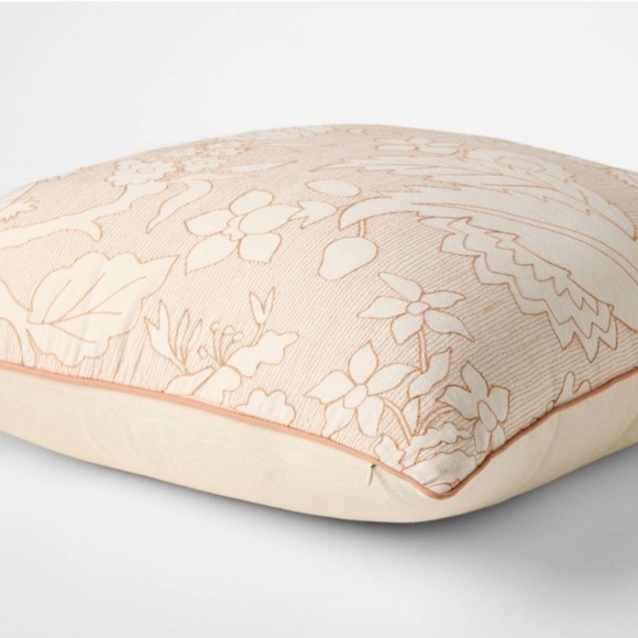 Threshold Designed With Studio McGee Oversized Square Reverse Embroidered Floral